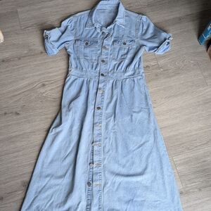 Denim Maxi Dress